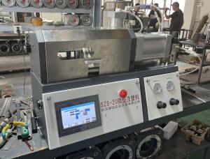 China 2.2KW 6kg/H Lab Twin Screw Extruder For High Molecular Material on sale