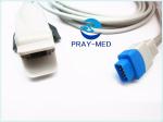 DB9 9P Connector Spo2 Sensor Probe High Accuracy Comaptible GE Trusignal TS-F-D