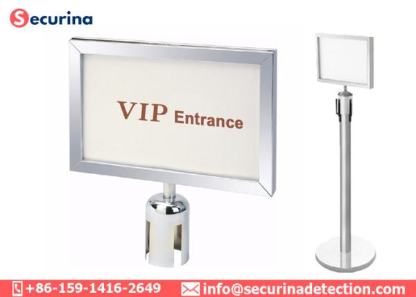 Cheap Horizontal Frame A4 Crowd Control Barrier Connector 63mm With Three Colors for sale