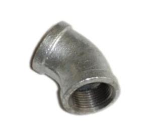 1/8 Malleable Iron Pipe Fitting Black / Galvanised Banded / Beaded / Plain