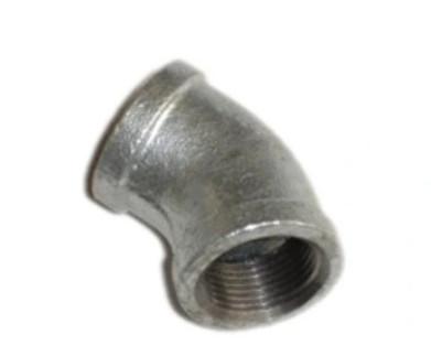 Cheap 1/8 Malleable Iron Pipe Fitting Black / Galvanised Banded / Beaded / Plain for sale