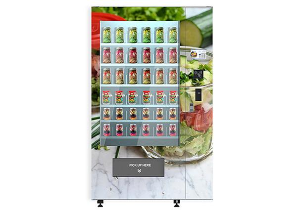 Cheap University School Intelligent Salad Vending Machine , Automated Salad Vending Tower for sale