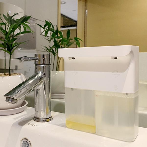 Cheap White Rechargeable Sensor Soap Dispenser 600ML Polypropylene Automatic for sale