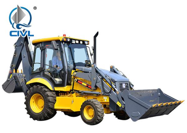 Cheap New Backhoe Mini Wheel Loader / Reliability Compact Front End Loader for sale