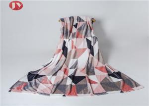 100% Polyester Fleece Blanket Microfiber Knitted Super Soft Nordic Printed Flannel