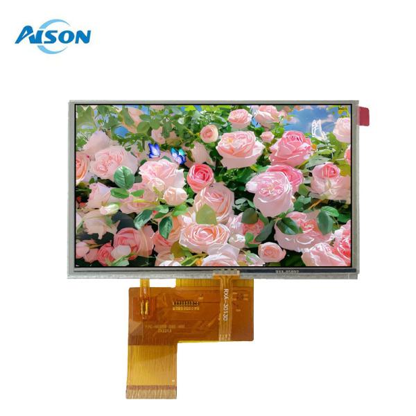 Cheap 5.0 IPS TFT LCD Module, TFT 5-inch with Resistive Touch Panel 800X480 Resolutioin for sale