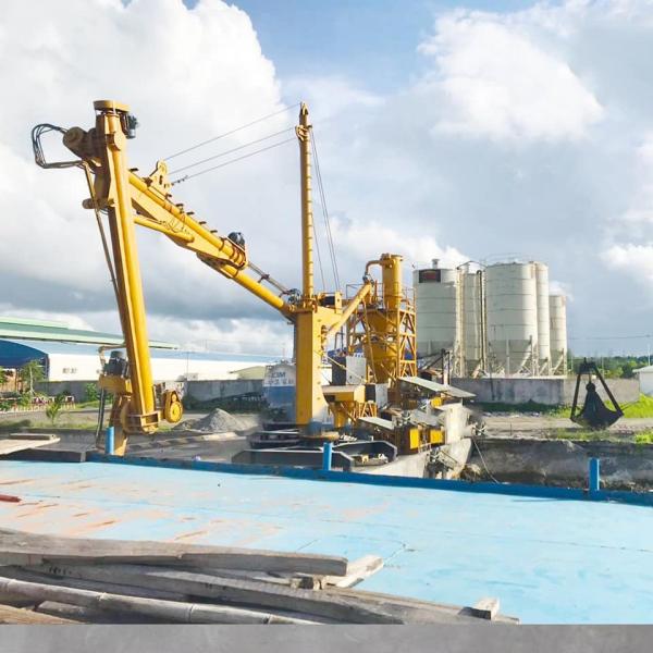 Cheap PPG Continuous Screw Ship Unloader For Unloading Cement for sale