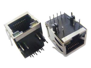 China Gold Plat RJ45 Single Port Better UTP Suitable 750 Mating Cycles Durability on sale