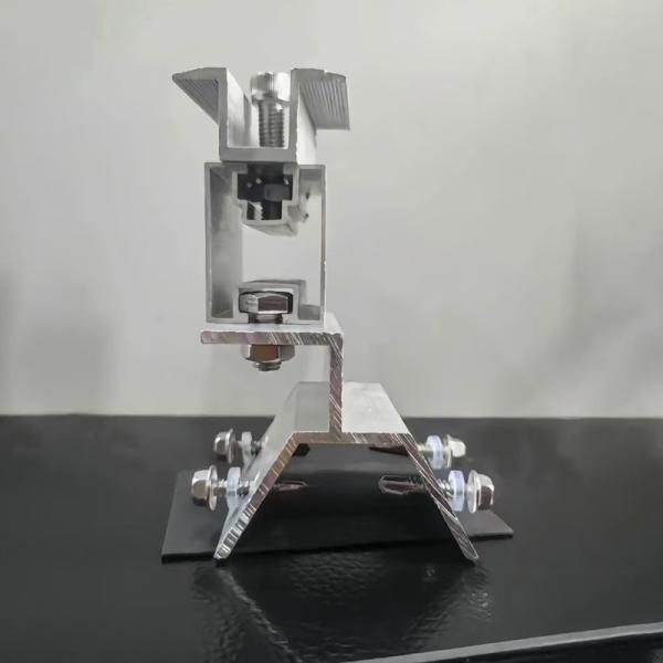 Cheap Lightweight Silver Solar Panel Brackets Accessories Various Sizes for Installation for sale