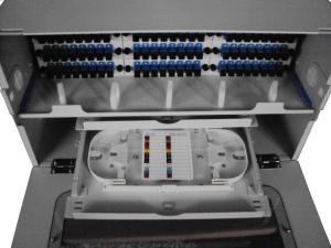 China 19 Sliding 96cores ODF Patch Panel Distribution Box FTTB on sale