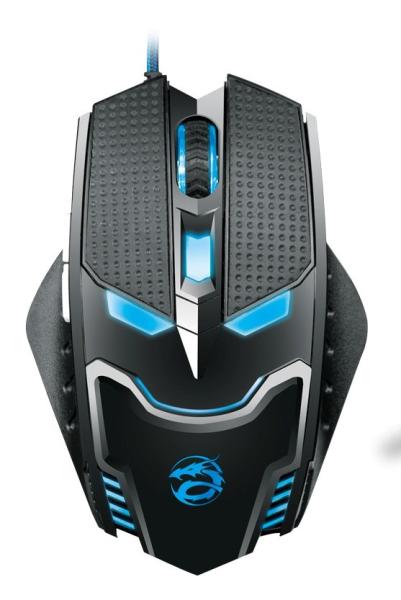Cheap Black / White 6 Button Optical Gaming Mouse And Keyboard With Breathing Light for sale