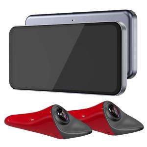 2 Channels Dashboard Camera Car Dvr dual 720P Rear View Mirror Recorder Video Night Vision