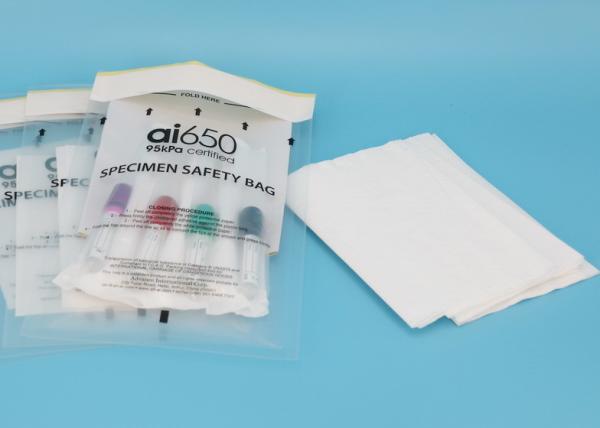 Cheap Benchtop Biohazard Yellow Plastic Bag LDPE Material Anti Puncture Heat Resisting for sale