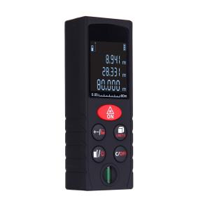Handheld 80m Digital Laser Distance Meter Rangefinder Measure Diastimeter Area Volume Pythagorean Theorem Tester Tool