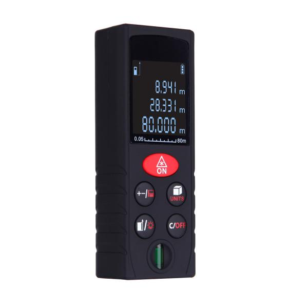 Cheap Handheld 80m Digital Laser Distance Meter Rangefinder Measure Diastimeter Area Volume Pythagorean Theorem Tester Tool for sale