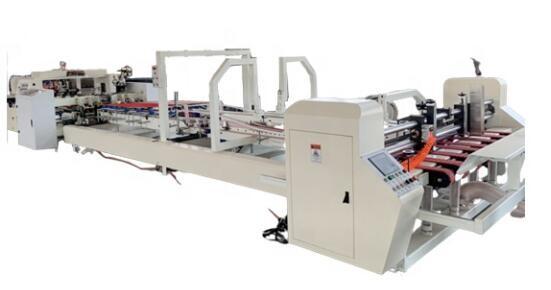 Cheap Computerized Carton Box Stitching Machine Automatic Folding Gluing for sale