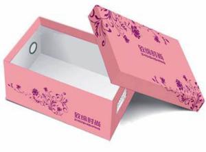 China pink lid and base shoe box  custom paper shoe box  luxury rigid shoe box on sale