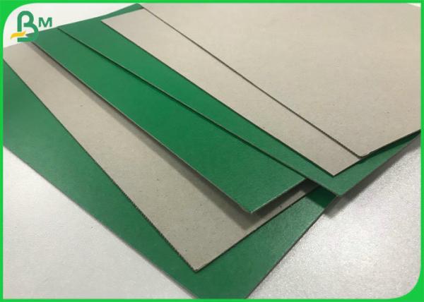 Cheap 1.5mm Thick Blue Green Coated Duplex Board / Colored Book Binding Cardoard Sheet for sale