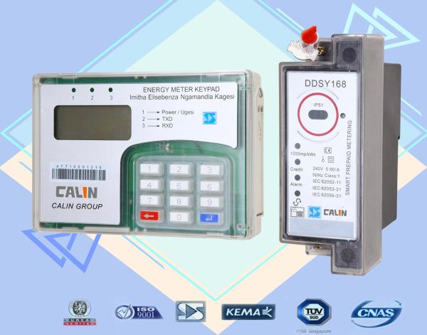 Cheap STS Din Rail KWH Meter Isolated Wire Connection Single Phase Electronic Meter for sale