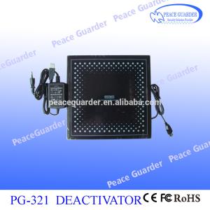 China Toughened Glass EAS RF Deactivator Customizable For Soft Label Removing on sale