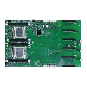 Best X99-6PLUS-V5.1 Bitcoin Motherboard Single LAN C612 Chipset Four channels DDR4 wholesale