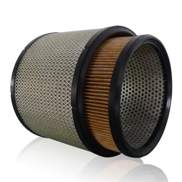 Cheap AAF Noil Inlet / Outlet Large 20 Micron Filter Cartridge , Any Size Pleated Media Filter for sale
