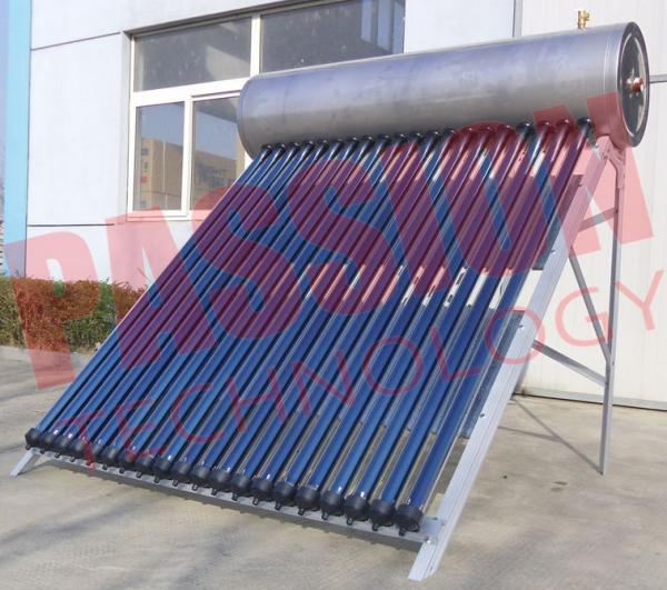 Cheap Roof Flat Solar Water Heater / Copper Pipe Solar Water Heater For Washing for sale