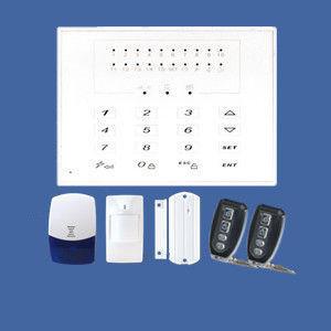 Best wireless LED screen gsm alarm system Supports 10 wireless remotes, 60 wireless sensors wholesale