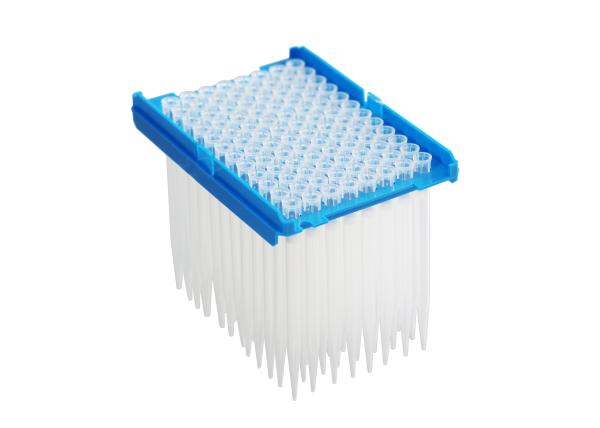 Cheap Tecan Non Conductive Sterile Robotic Transparent 1000 UL Filter Tips for sale