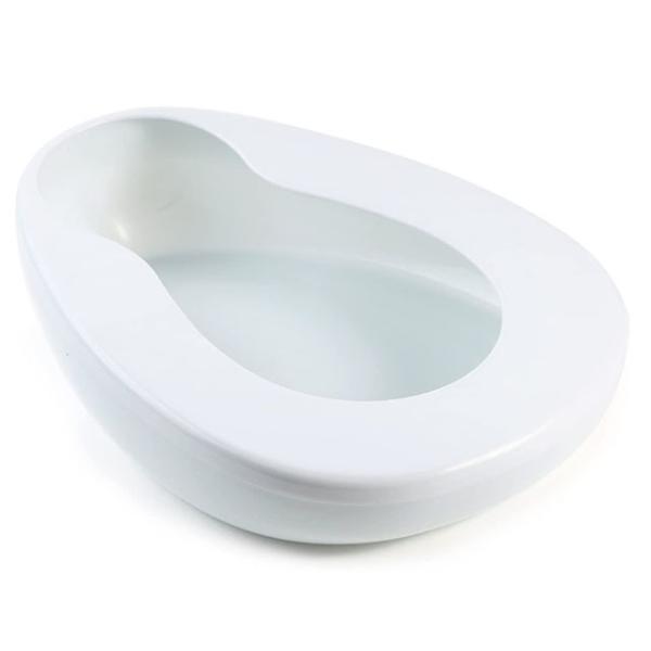 Cheap Thick Bedpan for Women Men Bed Pan for Elderly Females Heavy Duty Bedpan for Men Hospital Home Bed Pan Emergency Device (White) for sale