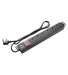 IP20 Protection Level Server Rack RSA PDU Input Voltage 16A Output Current For