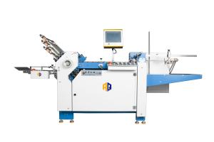 China Automatic Leaflets Inserts Folding Paper Folding Machine For Pharma Industry Folded Leaflets on sale