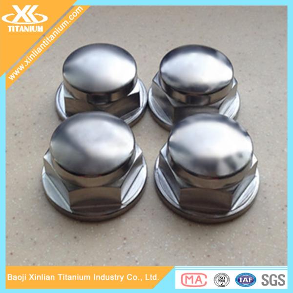 Cheap Gr2 And Gr5 M8 Titanium Racing Nuts for sale