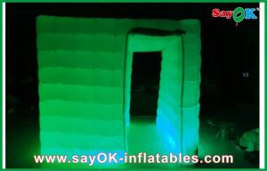 Best Inflatable Photo Studio Inflatable Cube Photo Booth , Inflatable Mobile Led Light Photo Booth Kiosk wholesale