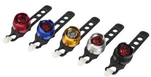 White / Red Rear Rechargeable Led Bicycle Lights With 2 * CR2032 Battery