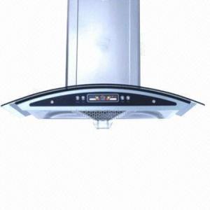 Cheap SS range hood with 1.5m aluminum pipe and pushbutton for sale