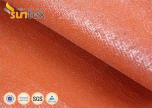 Best 1.7mm Heavy Fire Protection Silicone Coated Fiberglass Fabric Material Heat Insulation Covers wholesale