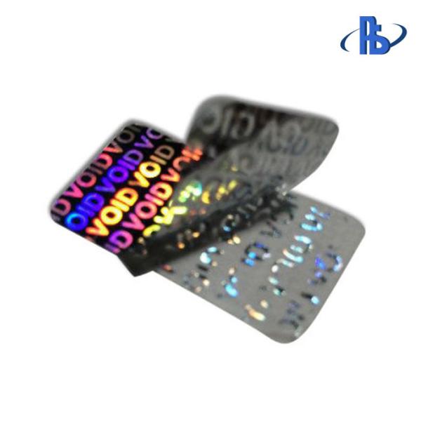 Cheap 3D Holographic Security Labels , Color Changing VOID Hologram Sticker for sale