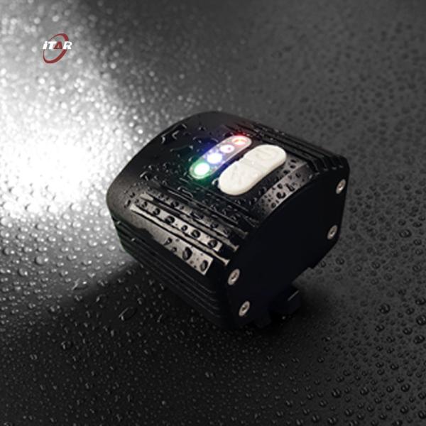 Cheap Easy To Install 2000 Lumens 2 LED Bike Front Light Headlamp LEDs Water Resistant for sale
