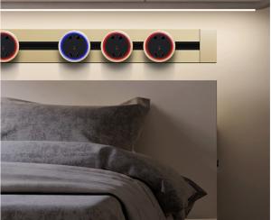 China Office Desk Rail Socket Intelligent Rail System Power Wireless Movable Socket on sale