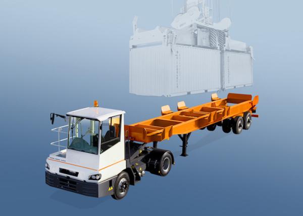 Cheap 40t Payload Low Speed 2 Axles 40ft Terminal Container Chassis for sale