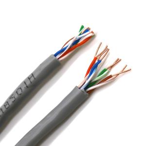 China UTP Non - Shielding Ethernet Cable , Cat 5e Patch Cord Cable With Ripcord Network on sale
