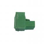 Green Color Terminal Block Connector 5.08 Pitch Without Ear PA66 Female Matte