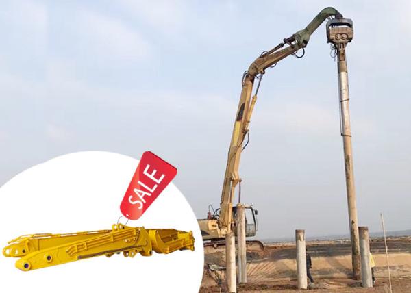 Cheap 30ton-38ton Excavator Pile Driving Arm Pile Driver Attachment For Piling Higher for sale