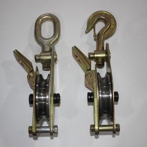 Best ROPE LIFTING TOWER ERECTION TOOLS HOOK TYPE HEAVY DUTY WIRE ROPE SNATCH PULLEY BLOCK wholesale