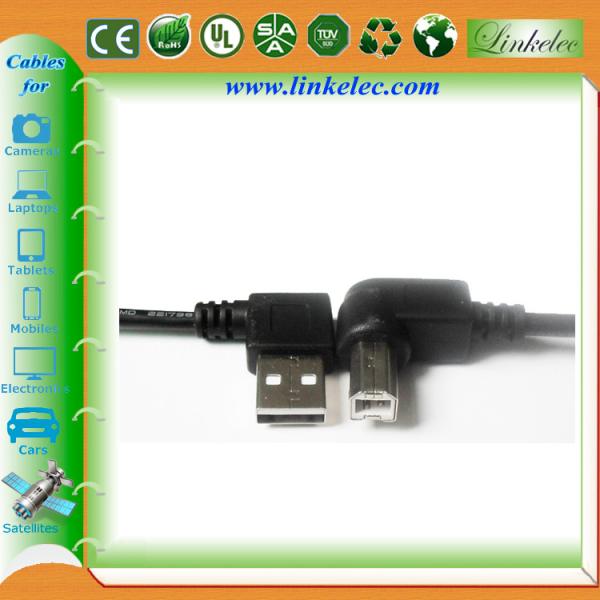 Cheap USB 2.0 Device Cable,machine cable (Double Angled) from chinese manufacturer for sale