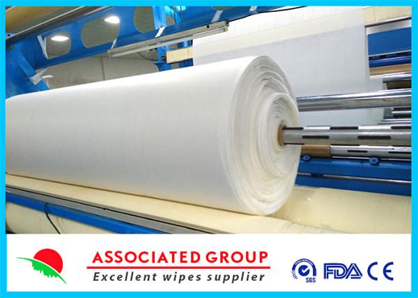 Cheap White Needlepunch Non Woven Roll Viscose & Polyester / Es / Pp 40~1200gsm for sale