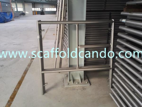 Cheap 1219*1700mm galvanized scaffolding frame system main type frame door frame Ladder frame H frame walk through frame for sale