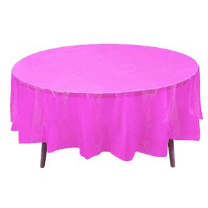 Best Cheap Premium Custom Printing PEVA Plastic Round Table Cloth For Party wholesale