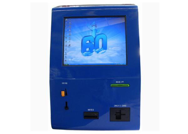 Cheap Automated Payment Kiosk with Touch Screen , Cash / Card Accepted Computer Kiosks Terminal for sale